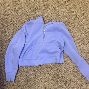 Women's Purple Half-Zip Sweatshirt